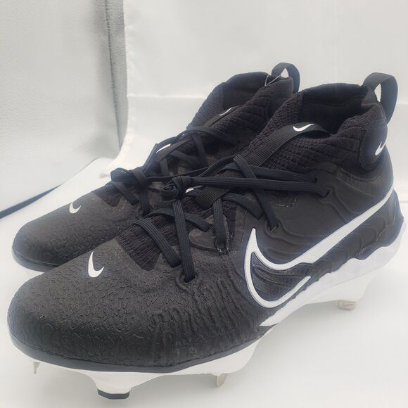 Nike Alpha Huarache Elite 4 Mid 

Black/white Size 10.5 New - Picture 5 of 8